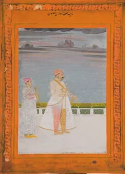 Porträt von Mirza Husain Raza Khan