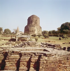 Der Dhamekh-Stupa, ca. 500 n. Chr.