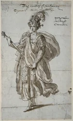 Königin Tomyris der Massagetai, ca. 1609
