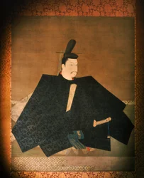 Ein Porträt von Shogun Minamoto Yoritomo in einem buddhistischen Tempel, 2005 (Foto)