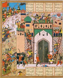 Schah Anuschirwan erobert die Festung Saqila