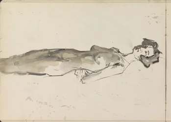 Stehender weiblicher Akt