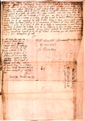 Brief von Isaac Newton, 28. November 1679