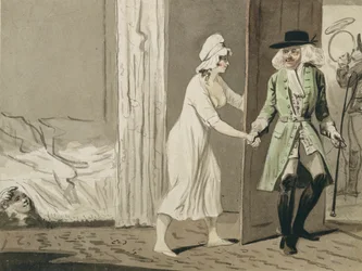 Der Gehörnte geht auf die Jagd, ca. 1800