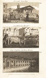 Berufe im Regency-England: Covent Garden, Smithfield Market und Gaslichter am Carlton House