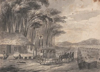 Amerikanischer Bühnenwagen