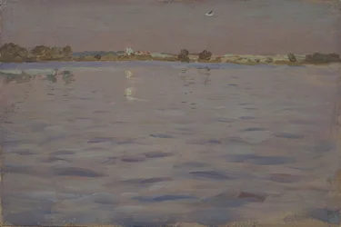 Letzte Sonnenstrahlen. Ein See, 1898-1899