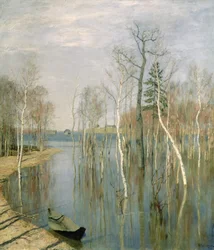 Frühling, Hochwasser, 1897