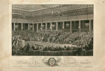 Die Nacht des 4. August 1789 in der Nationalversammlung, 1790.