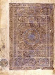 Ein Blatt aus einem großen Koran, Mesopotamien, 1344