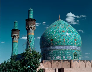 Ansicht der Shah-Moschee (auch bekannt als Imam-Moschee)