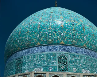 Ansicht der Shah-Moschee (auch bekannt als Imam-Moschee)