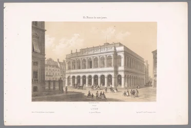 Blick auf das Opernhaus von Lyon