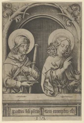St. Jakobus der Ältere und St. Johannes, aus Die Apostel