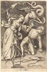Die wütende Ehefrau, ca. 1495-1503