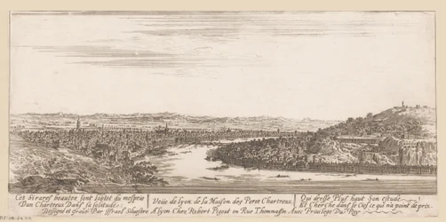 Ansicht von Lyon vom Kartäuserkloster aus