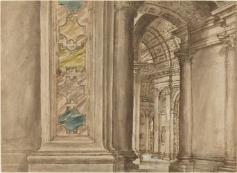 Das Innere von Sankt Peter, Rom