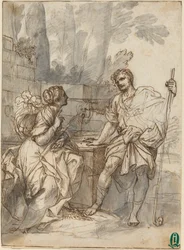 Pastorale Szene
