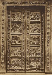 Florenz: Baptisterium, Das Hauptportal, Lorenzo Ghiberti