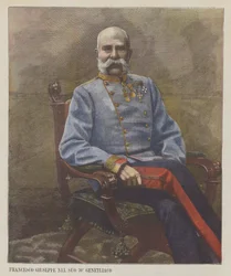 Franz Joseph an seinem 70. Geburtstag