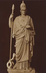 Die Statue der Minerva im Vatikanischen Museum, Rom