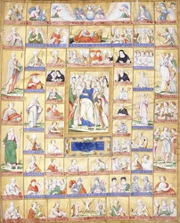 Alle Heiligen mit St. Peter in der Mitte, ca. 1560