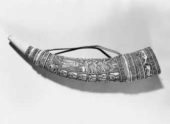 Ein Olifant, aus dem Schatz von St. Arnoul in Metz, Amalfi Werkstatt