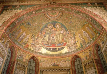 Christus auf dem Thron