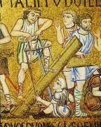 Handwerker bauen die Arche
