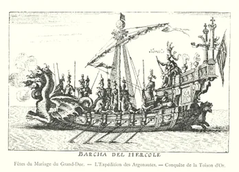 Hochzeitsfeiern des Großherzogs, Die Expedition der Argonauten, Eroberung des Goldenen Vlieses (Gravur)