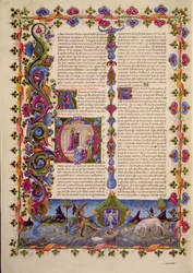 Brief von St. Johannes an die Apostel, aus der Borso d