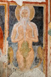 Fresko - Heiliger Onophrius der Einsiedler