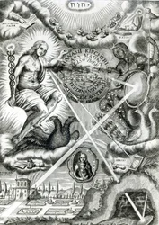 Frontispiz von Ars Magna Lucis et Umbrae, von Athanasius Kircher (1601-80) Rom, 1646