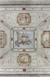 Halle des Perseus: geflügeltes Pferd