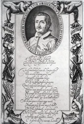 Hieronymus Frescobaldi, graviert von Christian Sas