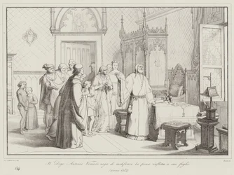 Der Doge Antonio Veniero weigert sich, die Strafe für seinen Sohn zu mildern