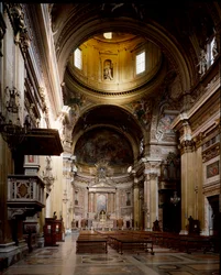 Innenansicht der Jesuitenkirche Gesù