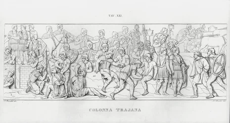 La Colonna Trajana, Trajanssäule (Gravur)