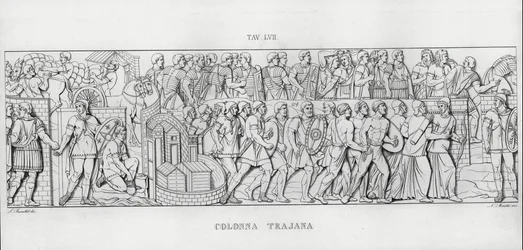 La Colonna Trajana, Trajanssäule (Gravur)