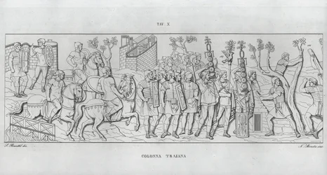 La Colonna Trajana, Trajanssäule (Stich)