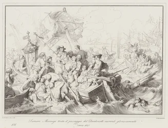 Lazzaro Mocenigo versucht den Durchgang der Dardanellen und stirbt glorreich