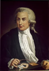 Luigi Galvani mit Froschpräparat