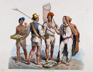 Neapolitanische Fischer, Italien