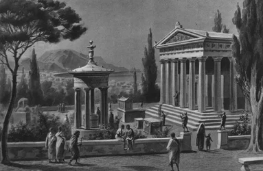 Pompei: Tempel des Herkules
