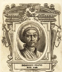 Porträt von Domenico Puligo, italienischer Maler der Renaissance, tätig in Florenz