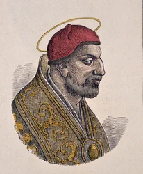 Porträt von Papst Benedikt II
