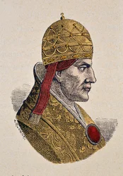 Porträt von Papst Coelestin III. (1191-1198)