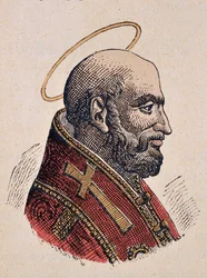 Porträt von Papst Julius I. (337-352)