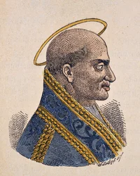 Porträt von Papst Zephyrinus (199-217)