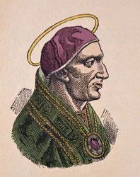 Porträt von Papst Zosimus (417-418)